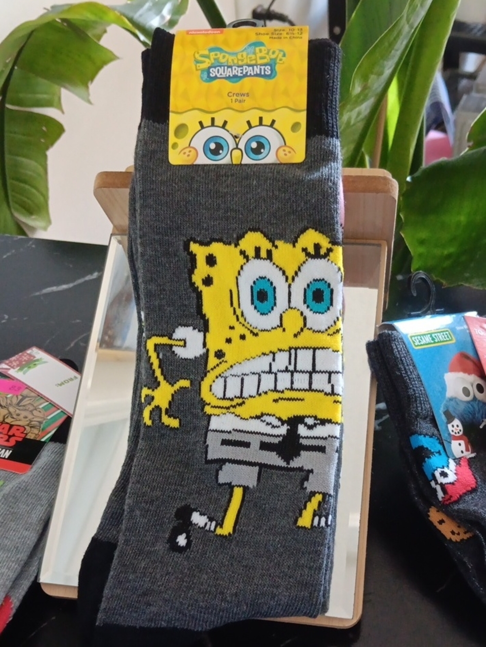 SpongeBobSquarePants ,Sesame Street Cookie Monster, and Star Wars Mandalorian - Picture 2 of 7